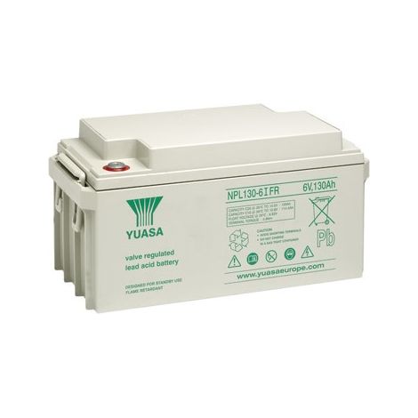 Yuasa NPL130-6IFR Longlife AGM-Bleiakku 6V 130Ah flammhemmend