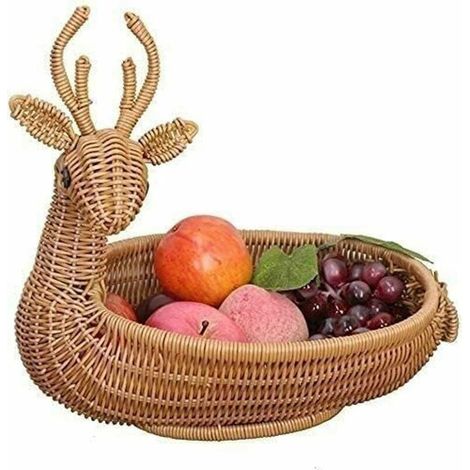 Corbeille de fruits bols de fruits bol de fruits pain légumes bonbons panier de bonbons décoratif Snack panier 293220 cm étagère (1/5)