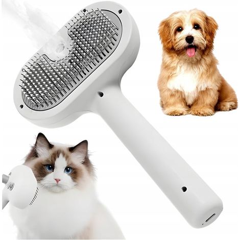 Brosse vapeur électrique pour chats, chiens et autres animaux, pour le soin des poils