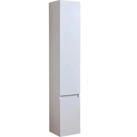 colonna pensile sospesa "garda" 2 ante bianco 31,5x31,5x136 cm