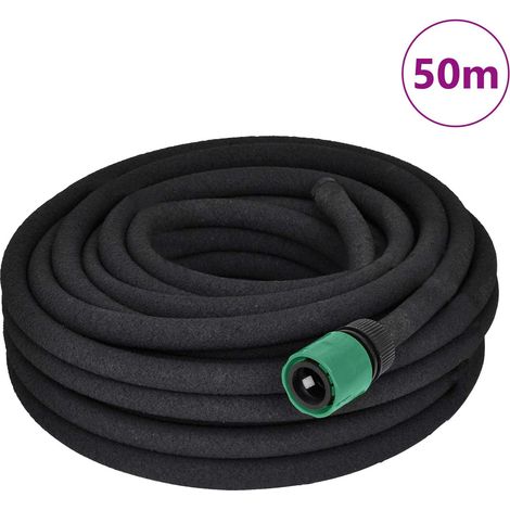 Maison Exclusive - Tuyau microporeux arrosage jardin connecteur 1/2 pouces 50 m (1/5)