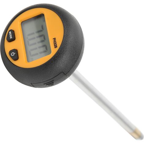 pH-mètre numérique pour sol (2,0 à 8,5 pH), testeur de température et d'humidité haute précision pour les terres agricoles, les vergers et les serres. (1/5)