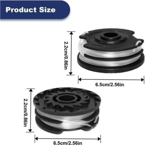 Bobines de rechange - Parkside - PRTA 20 Li C3 - Lot de 9 - Durable - Sans fil (1/4)