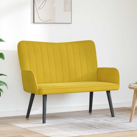Sofá de 2 Plazas Amarillo 115 x 61 x 87 cm PWNEDBYLORD666YWH