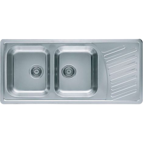Alveus Elegant - Fregadero, 110x51 cm, acero inoxidable 1009386