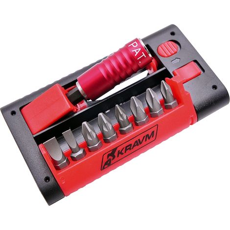KRAE06014 - Set Inserti In Acciaio S2 Con Portainserti Magnetico Bloccavite - 9 Pezzi (1/3)