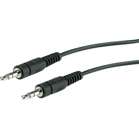 Câble de raccordement Roline 11.09.4501 Jack audio [1x Jack mâle 3.5 mm - 1x Jack mâle 3.5 mm] 1.00 (1/3)