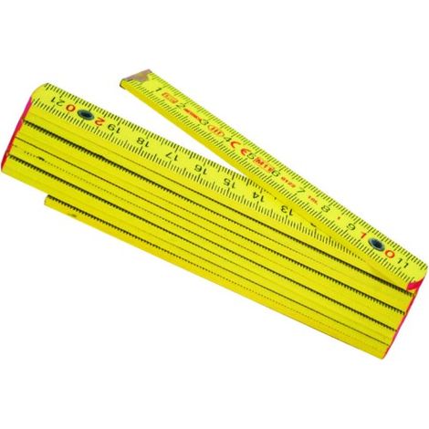 Mètre pliant METRICA 22040 – Modèle de poche en bois 1 m