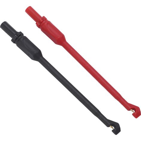 Lot de 2 sondes de test de perforation J.30016 pour multimètre, avec connecteur isolé de 4 mm, sonde de test pour réparation automobile (1/5)