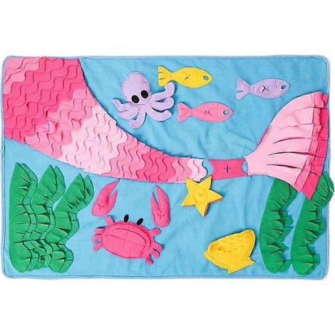 Tapis de fouille coloré pour chien, tapis distributeur de croquettes, jouet de fouille pour animaux de compagnie