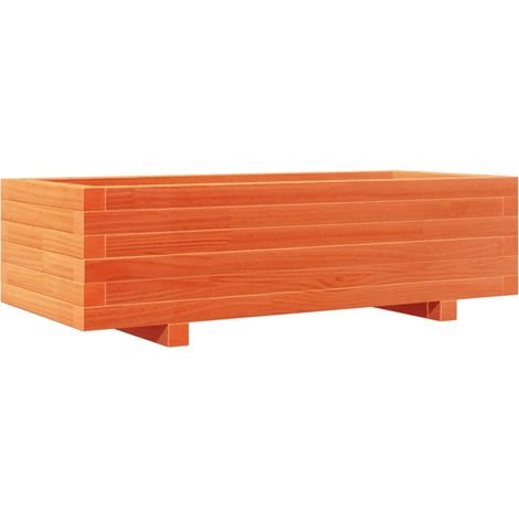 Maison Exclusive - Fioriera Giardino Marrone Cera 90x40x26,5cm Legno Massello Pino