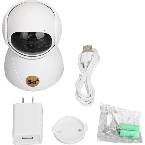 Caméra WIFI HD 100-240V Vision Nocturne Alarme Surveillance Sans Fil Intérieur Maison (1/5)