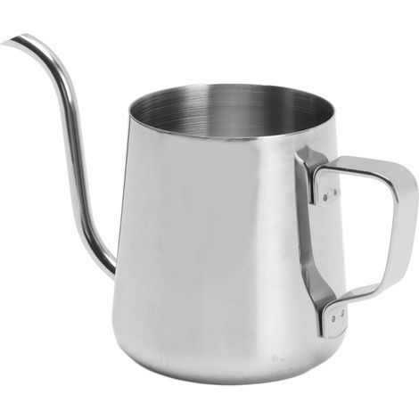 Bouilloire à café filtre à bec long et étroit en acier inoxydable 304, 250 ml, argentée (1/5)
