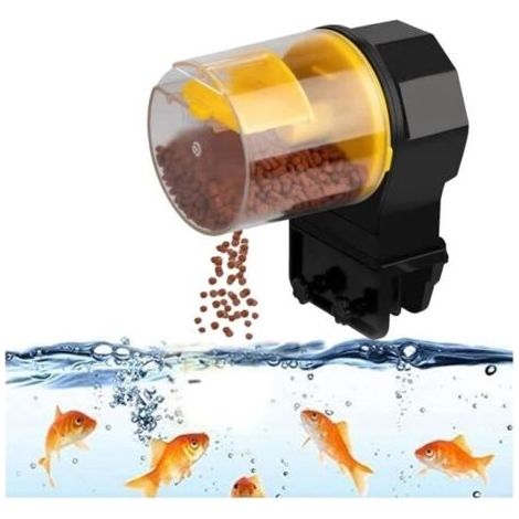 Mangeoire automatique pour poissons – Mangeoire automatique pour poissons - Distributeur de nourriture pour aquarium ou aquarium