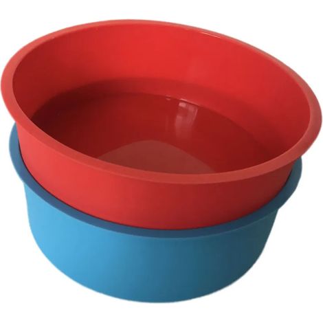 Molde de silicona de 4 piezas para pasteles, bandeja de silicona antiadherente de cambio rápido, redonda, juego de moldes para pasteles para hacer pasteles de chocolate caseros, pan, 4 colores