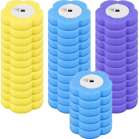 Lot de 42 Têtes de Rechange Jetables, Recharges Brosse WC Jetable (1/5)