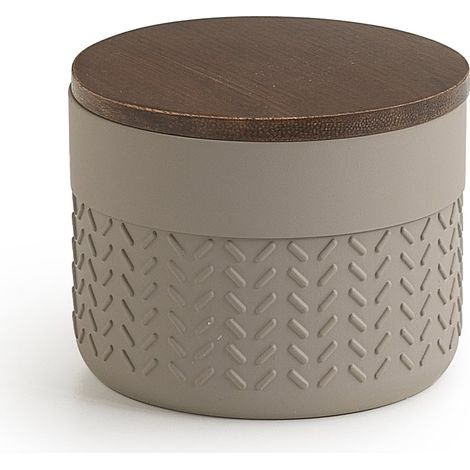 GEDY TH038300000 THEA Tarro contenedor gris-natural oscuro - ref: TH038300000 (1/2)