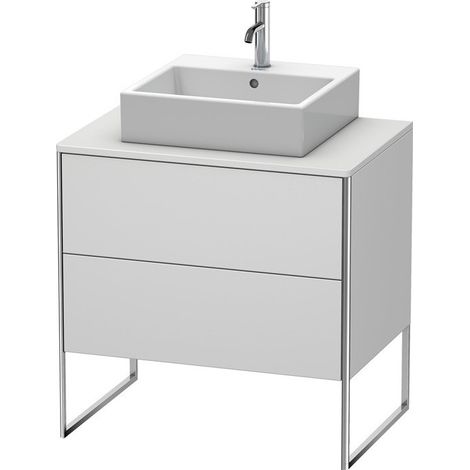 Meuble sous-vasque XSQUARE 778x800x548mm blanc semi-brillant