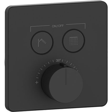 Gessi Hi-Fi Fertigmontageset Thermostat mit Tasten-Bedienung