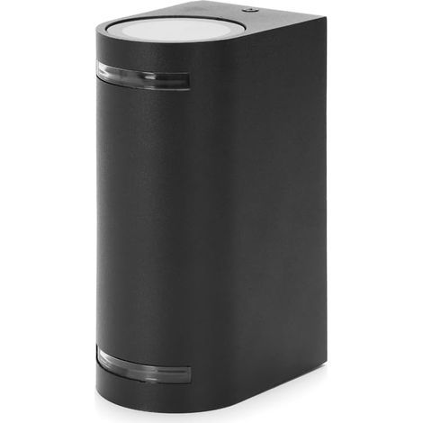 levitantes Applique Murale métallique Noire Type GU10, Design sans Source de lumière, idéale pour éclairage décoratif en intérieur (1/5)
