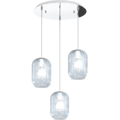 Plafoniera moderna top light tender 1181 bl s3 t e27 led vetro lampada soffitto (1/5)