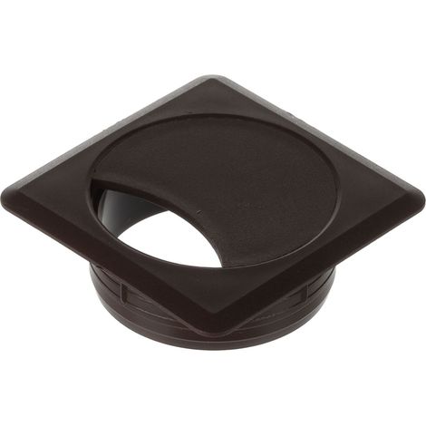 Passe-câble carré 60 mm en plastique marron H20 Riex EK64 (1/2)
