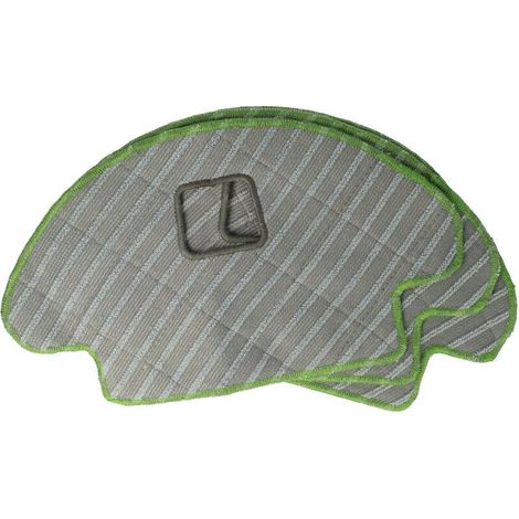 3x lingettes parquet carrelage compatible avec iRobot Roomba Combo aspirateur robot - lingette pour lavage, tampon microfibre 300175mm (1/5)