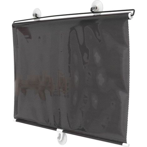 40 x125cm Rideau de Porte décoratif Noir Rideau de fenêtre pour la Maison Store Enrouleur Bureau de Chambre télescopique Solaire avec Ventouse (1/5)