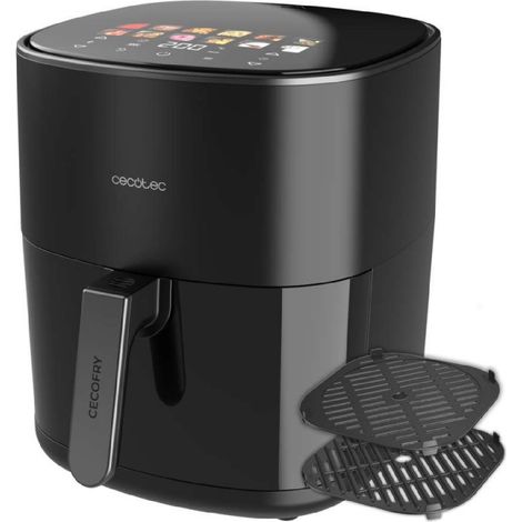 Cecotec Cecofry&Grill Duoheat 6500 Friggitrice ad aria calda Singolo 6,5 L Indipendente 2200 W Nero (1/5)