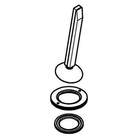 GROHE 46945 palanca cromada (1/2)
