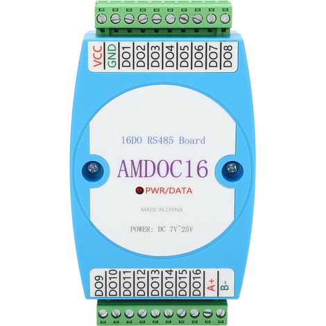 Module de Sortie Numérique 16 Canaux avec Communication RS485 et Isolation de Signal, Alimentation DC 7‑25V (1/5)