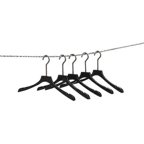Ensemble de 5 mini cintres en plastique pour vêtements de poupée (échelle 1/6 et 1/12), modèle réduit de séchoir à linge pour maison de poupée (1/5)