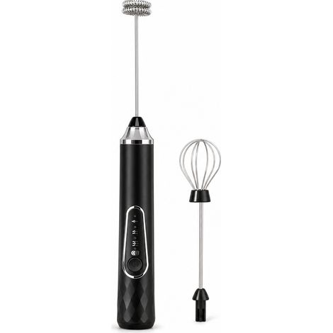batteur électrique noir en acier inoxydable pour la maison