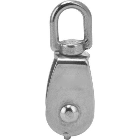 Rolle aus Edelstahl 304, robust, langlebig, praktisch, sicher, Drahtseil-Heberolle M32