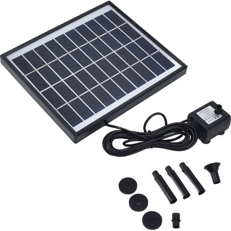 10V 6,5W IP68 Schwimmender Solarbrunnen, Solarwasserpumpe für den Garten (1/5)