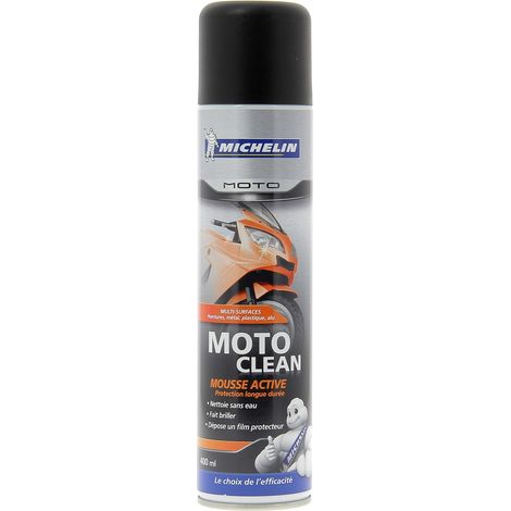 Michelin – Nettoyant mousse 400 ml – Élimine salissures, insectes, huile, graisse – Pour plastiques, peintures, métaux, jantes – Fabrication française (1/2)