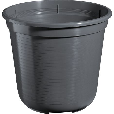 Geli Blumentopf STANDARD Anthrazit Ø 40 cm - Kunststoff
