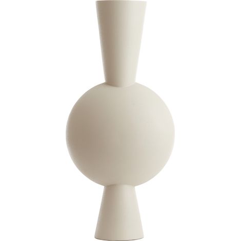 Light & Living Vase KAVANDU Creme Metall – 37,5x22x81 cm