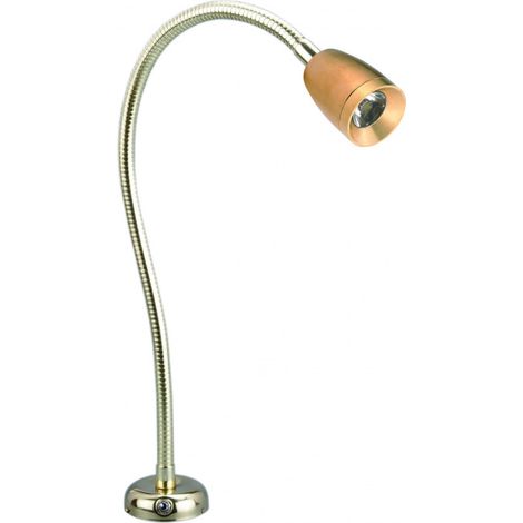 Lecteur de carte LED flexible laiton - - laiton