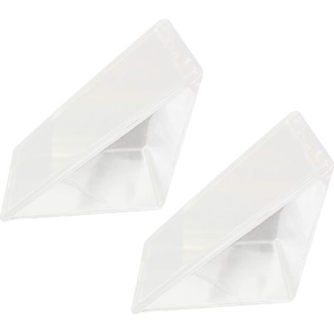 Dreieckiger Sandwichbehälter, transparent und wiederverwendbar, Sandwichbox für Lebensmittel