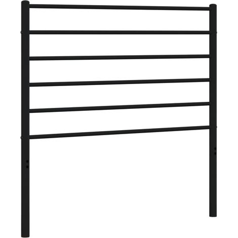 Tête de lit métal noir 90cm (1/5)