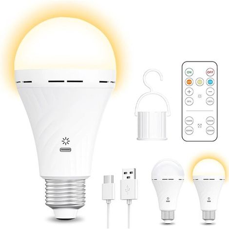Luz LED - Casquillo E27 - 2600 mA - Regulable - Con mando a distancia y temporizador (1/4)