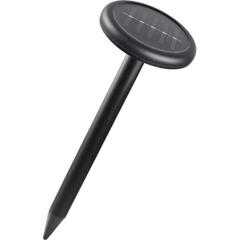 Ultrason Répulsif Oiseaux Exterieur Solaire Repulsif Souris Animaux Expulser Dispositif pour Jardin Protéger Votre Ferme Cour Pelouse Patio (Noir) (1/5)