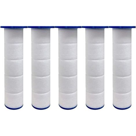 Pommeau de Douche Haute Pression, Douchette Douche Salle de Bain 4 Modes Réglable, Anti Calcaire Douchette Massant avec Stop Eau, Pommeau de Douche Économie d'Eau, SPA Pomme de Douche (5 Filtr (1/5)