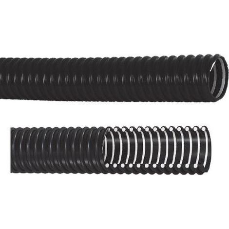 Tuyau d'arrosage noir à paroi mince de 32 mm, rouleau de 10 mètres
