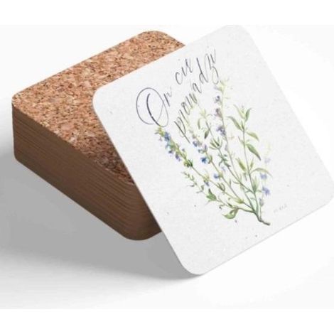 Cork Coaster - Él te guía