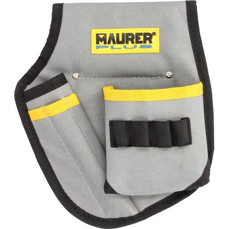 Funda Bolsa Porta Herramientas Para Cinturon Con 3 Bolsillos y 4 Elasticos. Portaherramientas Electricista Multibolsillos (1/5)