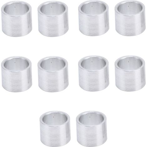 Entretoise En Aluminium, Entretoise En Métal Entretoise Ronde En Aluminium Douille D'espacement Non Filetée Entretoise Externe Non Filetée Unie 10 mm (1/4)