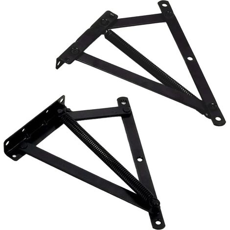2 Pièces Charnière à Ressort Triangle, Charnière Pliable de Canapé, Charnière de Levage, Charnières de Boîte de Lit, Charnières Pliables pour Canapé, Boîte de Lit, Chaise de Canapé (1/5)