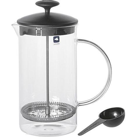 Leonardo Caffè Per Me Machine à café 1 L Noir Transparent (1/3)